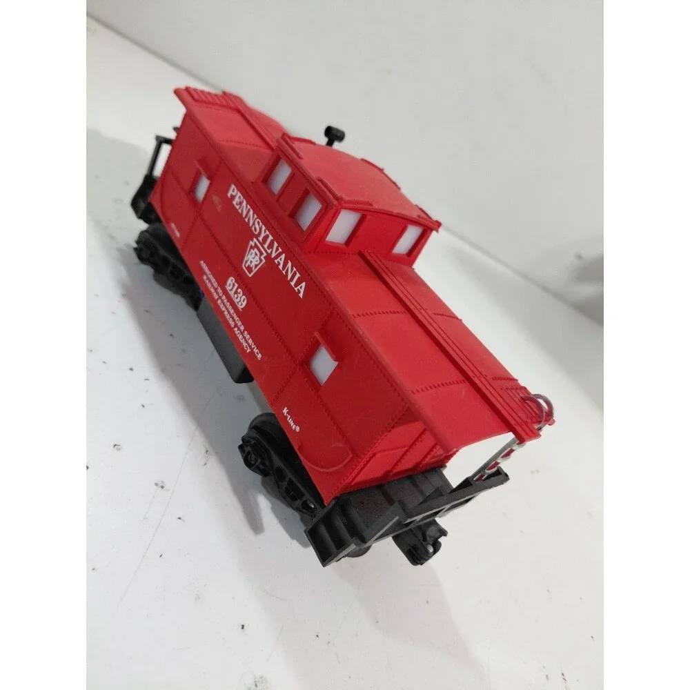 K Line K-6139 Train O Gauge Model Railroad Pennsylvania Lighted Caboose